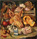 Сергей Сорокин. Мой друг любит сало. 2018. Холст, масло