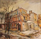 Сергей Сорокин. Судьба. Дом купца Лелькова по ул. Гоголя. 2022. Холст, масло