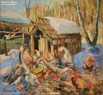 Сергей Сорокин. Месяц март. 2021. Холст, масло