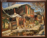 Сергей Сорокин. По улице Большой Печёрской. 2021. Холст, масло