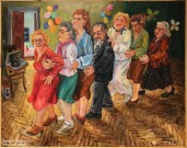 Сергей Сорокин. Летка-Енька невпопад. 2012. Холст, масло