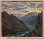 Виктор Сторожев. Утро в горах Ангрен, Узбекистан. 1989. Картон, масло Виктор Сторожев. Утро в горах Ангрен, Узбекистан. 1989. Картон, масло