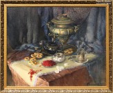 Виктор Сторожев. Натюрморт с красной смородиной. 1998. Холст, масло Виктор Сторожев. Натюрморт с красной смородиной. 1998. Холст, масло