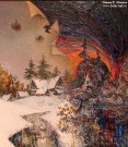 Виктор Сторожев. Черно-белый снег-2. Фрагмент. 2019. Холст, акрил, масло Виктор Сторожев. Черно-белый снег-2. Фрагмент. 2019. Холст, акрил, масло