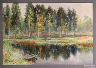 Виктор Сторожев. Моросит. Вахтан. 2013. Картон, масло Виктор Сторожев. Моросит. Вахтан. 2013. Картон, масло