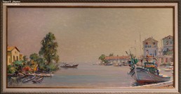 Виктор Сторожев. Устье реки Мессонги в предвечерних лучах. Остров Керкира (Корфу). Ионическое побережье. Греция. 2018. Холст, акрил, масло Виктор Сторожев. Устье реки Мессонги в предвечерних лучах. Остров Керкира (Корфу). Ионическое побережье. Греция. 2018. Холст, акрил, масло