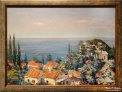Виктор Сторожев. Звонкое прозрачное утро. Палеокострица. Остров Керкира (Корфу). Адриатическое побережье. Греция. 2018. Холст, акрил, масло Виктор Сторожев. Звонкое прозрачное утро. Палеокострица. Остров Керкира (Корфу). Адриатическое побережье. Греция. 2018. Холст, акрил, масло