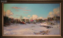 Виктор Сторожев. Весна начинается. Балахна. 2019. Холст, масло Виктор Сторожев. Весна начинается. Балахна. 2019. Холст, масло