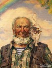 Виктор Сторожев. Дедушка Баженов (Портрет Виктора Ивановича Баженова). Фрагмент. 2018. Холст, масло Виктор Сторожев. Дедушка Баженов (Портрет Виктора Ивановича Баженова). Фрагмент. 2018. Холст, масло