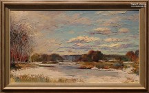 Виктор Сторожев. Последний лед на теплой речке. Балахна. 2014. Холст, масло Виктор Сторожев. Последний лед на теплой речке. Балахна. 2014. Холст, масло