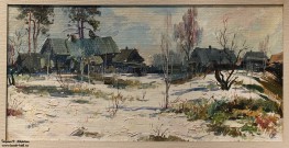 Виктор Сторожев. Начало весны. Балахна. 2013. Картон, масло Виктор Сторожев. Начало весны. Балахна. 2013. Картон, масло