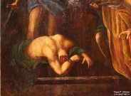 Усекновение главы Иоанна Предтечи. Фрагмент. XIX в. Дерево, масло