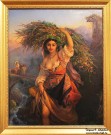 Орлов П.Н. (1812-1865). Итальянка со снопом. 1852. Холст, масло