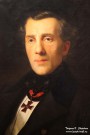 Тютрюмов Н.Л. (1821-1877). Портрет действительного статского советника Александра Филипповича Постельса. Фрагмент. 1856. Холст, масло
