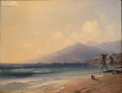 Айвазовский И.К. (1817-1900). Побережье около Ялты. Гора Магоби. 1876. Холст, масло