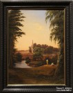 Раев В.Е. (1808-1871). Пейзаж. Вид села Медведкова. Холст, масло