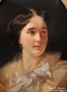 Макаров И.К. (1822-1897). Портрет графини Дарьи Васильевны Олсуфьевой (в замужестве Моро). Фрагмент. 1856. Холст, масло