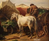 Перов В.Г. (1834-1882). Парижский рынок. Фрагмент. 1863. Холст, масло. 