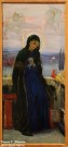 Нестеров М.В. (1862-1942). Богоматерь. Эскиз. 1899. Холст, масло