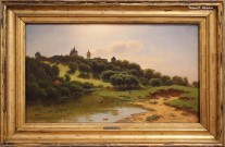 Каменев Л.Л. (1833/4-1886). Саввино-Сторожевский монастырь под Звенигородом. 1860-е. Холст, масло