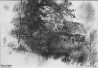 Алексей Мясников. Вечерний свет. 2024. Бумага, уголь