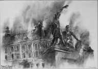 Алексей Мясников. Воззвание. 2025. Бумага, уголь