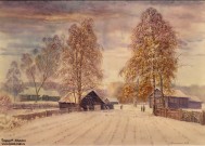 Иван Ворожейкин. Покровочка. 2019. Бумага, акварель