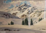 Иван Ворожейкин. Ясный день. 2023. Бумага, акварель