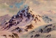 Иван Ворожейкин. Красная Поляна. 2023. Бумага, акварель