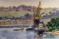 Иван Ворожейкин. Стрелка. 2021. Бумага, акварель