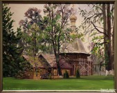 Иван Ворожейкин. Варнавино. Первая зелень. 2025. Холст, акрил