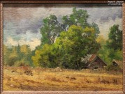 Иван Ворожейкин. Перед дождём. 2000. Холст на ДВП, масло