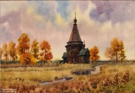 Иван Ворожейкин. Без названия. Бумага, акварель. 2023