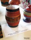 Бочонок с крышкой. 1920-е гг. Дерево, токарная работа, темпера, роспись