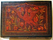 Куликов А.Н. Шкатулка ''Сирин''. 1923 г. Дерево, темпера, роспись