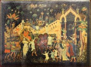 Баканов И.М. Золотой петушок. 1934 г. Государственный музей Палехского искусства. Фото Татьяны Шепелевой
