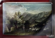 Пейзаж. XIX век. Государственный музей Палехского искусства. Фото Татьяны Шепелевой