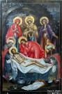 Положение во гроб. Начало XIX века. Государственный музей Палехского искусства. Фото Татьяны Шепелевой