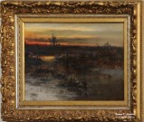 А.К. Саврасов. Закат. Болото. Около 1870. Частное собрание, Москва. Фоторепродукция Татьяны Шепелевой