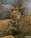 И.И. Левитан. Крымский пейзаж. Фрагмент. 1887 г.. Фоторепродукция Татьяны Шепелевой