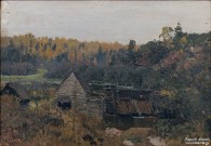 И.И. Левитан. Осень. Мельница. Этюд. 1888 г. Дар Министерства культуры РФ. Фоторепродукция Татьяны Шепелевой