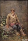 Степанов А.С. (1858 – 1923). Мужик. 1890-е гг.. Фоторепродукция Татьяны Шепелевой