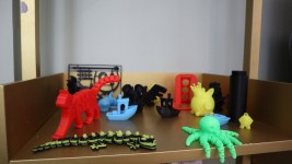 Игрушки и модели, изготовленные на 3D-принтере в Профи-Центре ЦРБ им. Ф.М. Достоевского