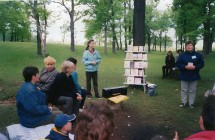 Литературный пикник (фото 2002 года)