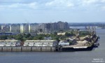 Вид на Нижегородский речной порт со стены Нижегородского кремля. 2010 г.