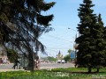 Площадь Ленина и собор Александра Невского. Вид от сквера на улице Марата. 2010 г.