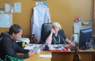 Головушкина Лирика Вацлавовна в своем рабочем кабинете. Фото Татьяны Андриановой. 1 июля 2016 года