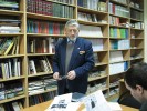 Владимир Панкратович Губин в библиотеке им. Ф.М. Достоевского. Январь 2013 года