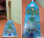 Прялка. Уфтюжская роспись. Роспись Ольги Ивасюк. Фото Даркнер Эллиенз