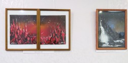 Выставка молодых художников ''Космические грёзы'' в фойе Нижегородского планетария. 8 октября 2014 года. Фото Татьяны Андриановой
